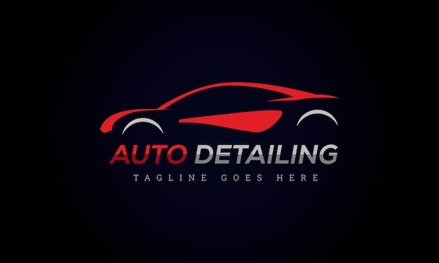 Auto garage premium concept logo design