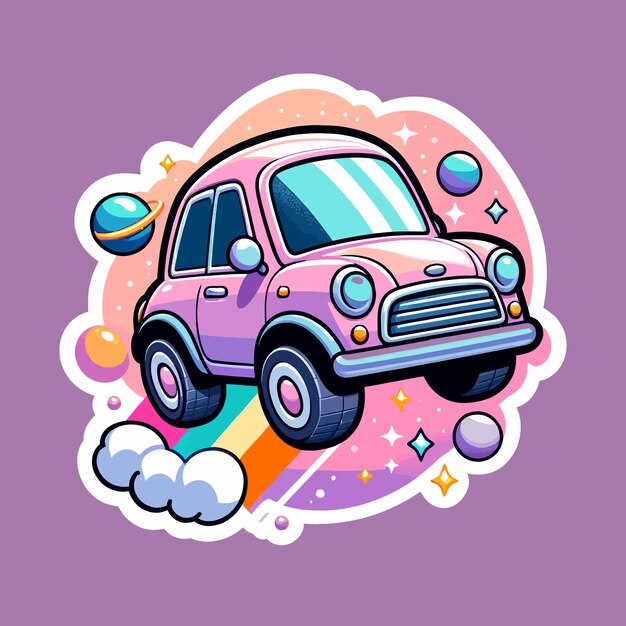 car graphic sticker design