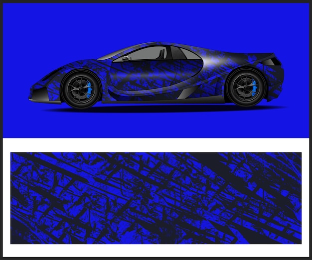 car graphic vector for vehicle vinyl wrap