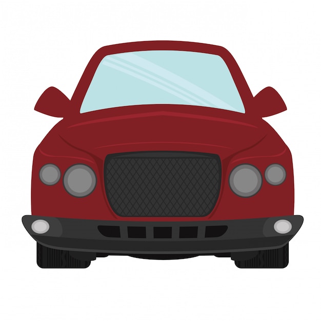 Vector car icon image