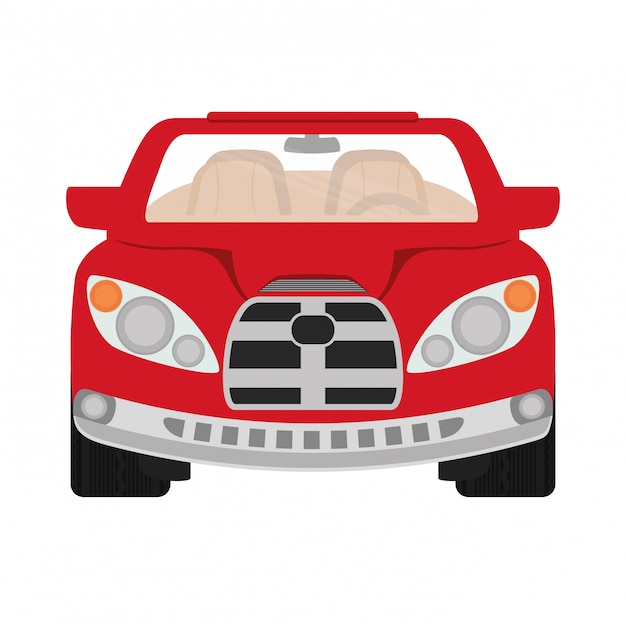 Vector car icon image