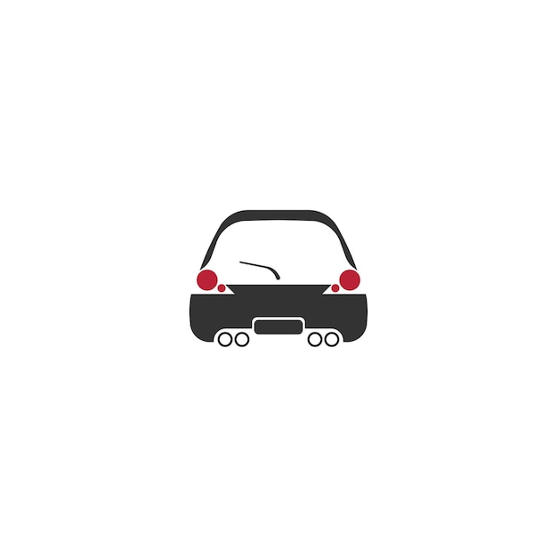 Car icon logo design concept illustration