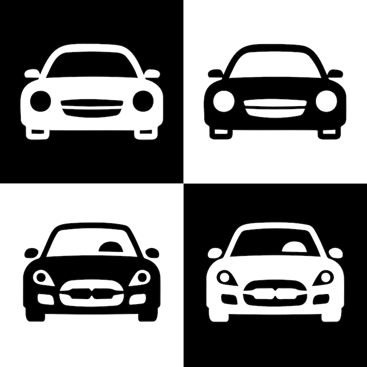 Vector car icon vector illustration
