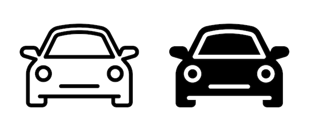 Car icon. Vehicle icon. Car vector icons