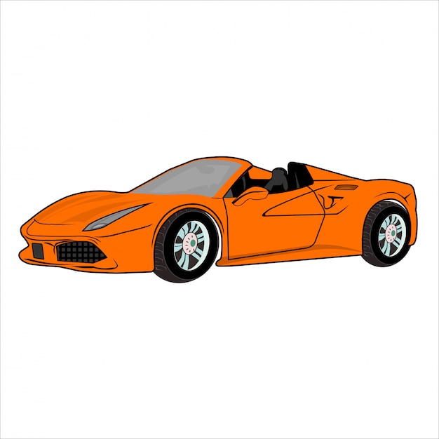 Car  illustration super car