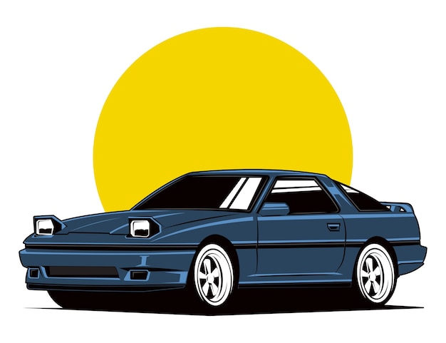 Car illustration vector design graphic idea