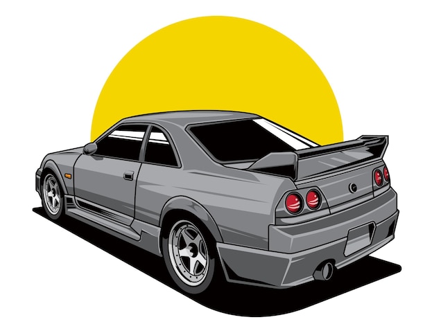 Car illustration vector design graphic idea