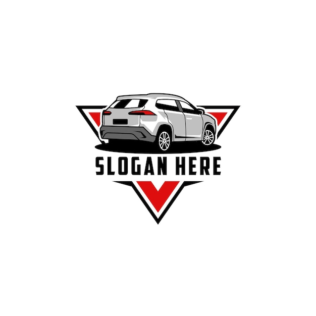 car illustration vector logo design