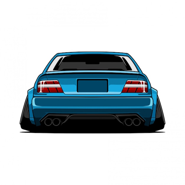 Car Jdm  Back View