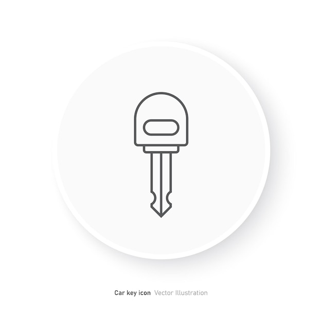 Vector car key icon design vector illustration