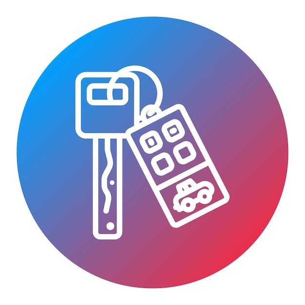 Car key icon vector image Can be used for Locksmith