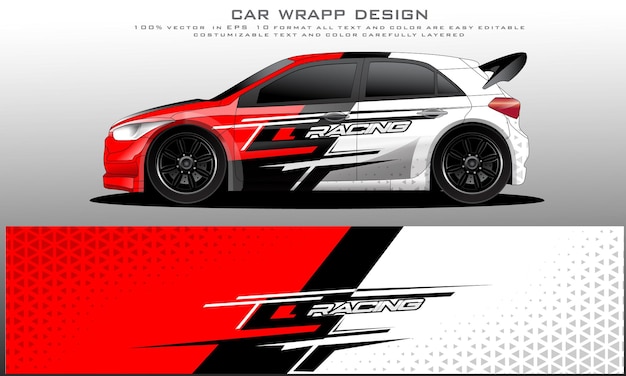 графический вектор ливреи автомобиля. абстрактный дизайн фона в стиле гранж для виниловой пленки и брендинга автомобилей