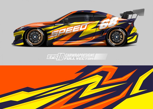 Car livery illustration