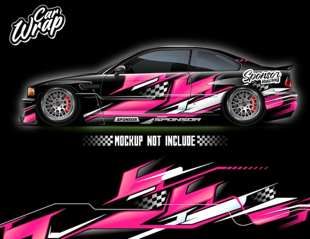 Vector car livery sport car