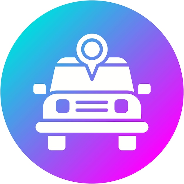 車の位置ベクトルのアイコンを地図とナビゲーションのアイコンセットに使用できます