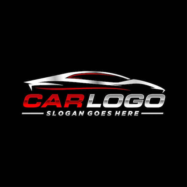 Car Logo Abstract Lines Vector Vector illustration template