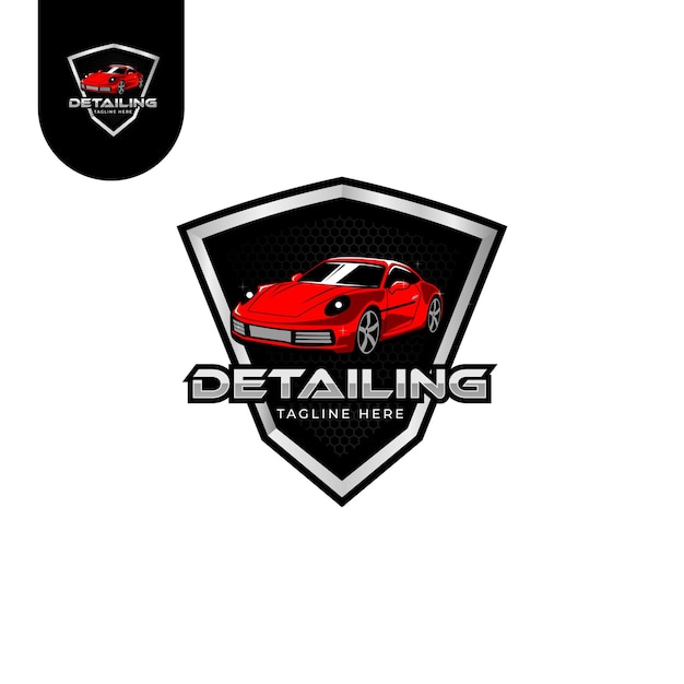 car logo automotive detailing