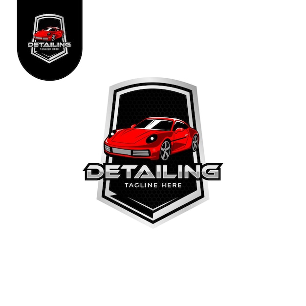 car logo automotive detailing