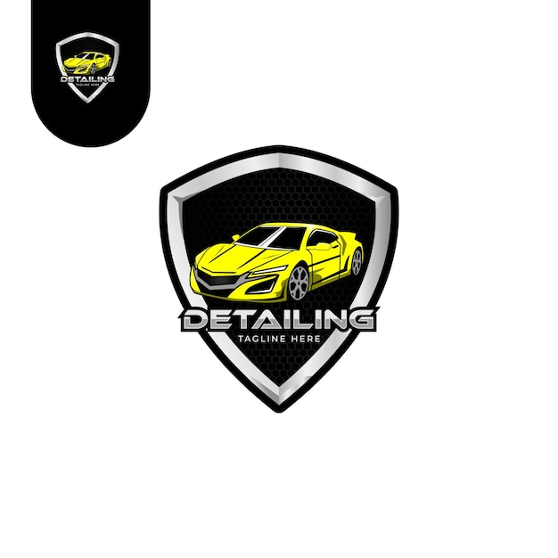 car logo automotive detailing