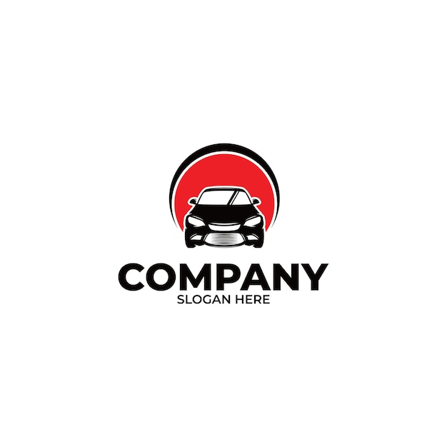 Vector car logo design template