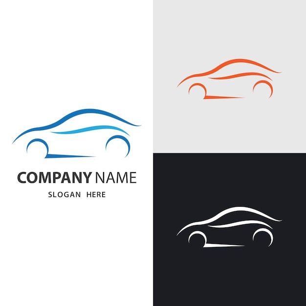 Illustrazione delle immagini del logo dell'auto