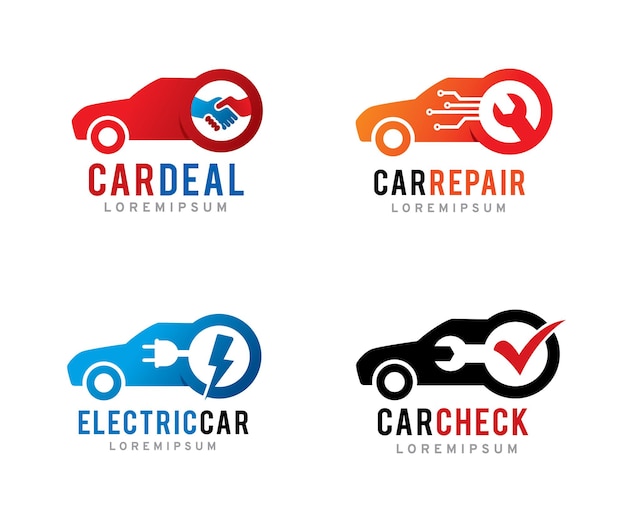 Car logo symbol or icon template