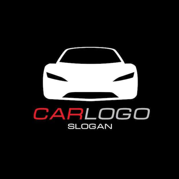 Vettore disegno vettoriale modello logo auto