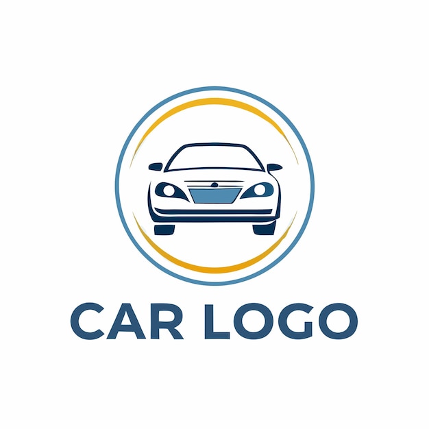 car logo vector illustration white background