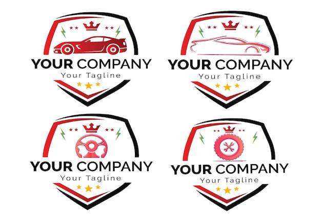 Vector car logocar service logo template car wash logo design