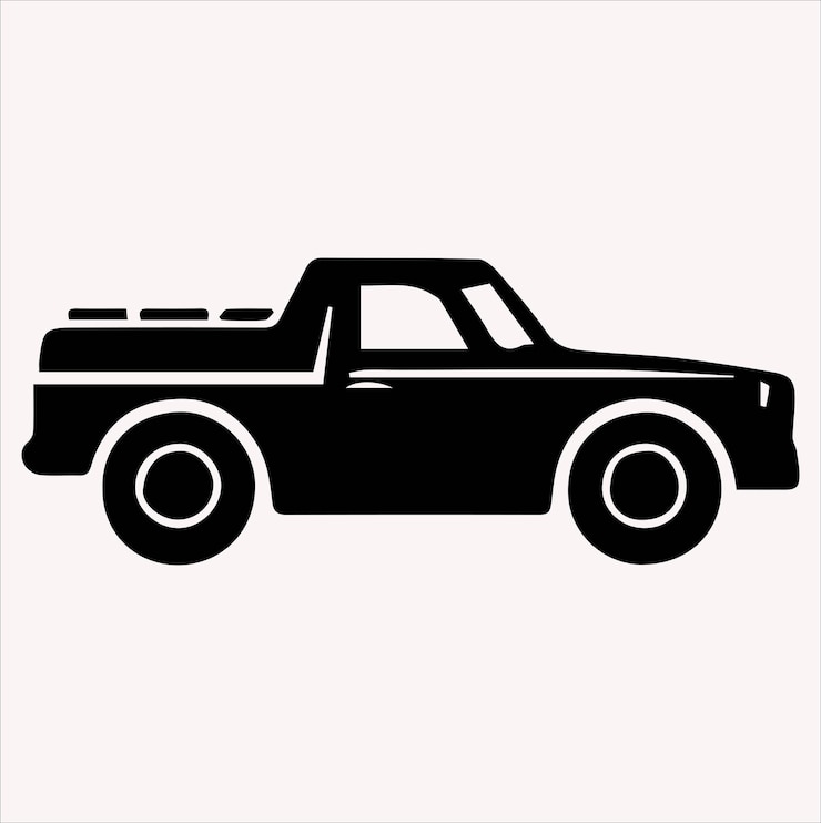 Vector car logotype vector silhouette illustration
