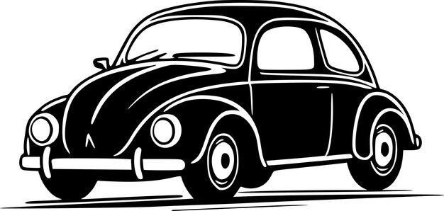 Vector car minimalist and flat logo vector illustration