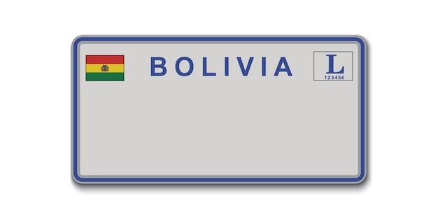 Car number plate