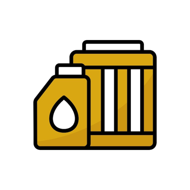 Car Oil Filter Icon Auto Repair Icon