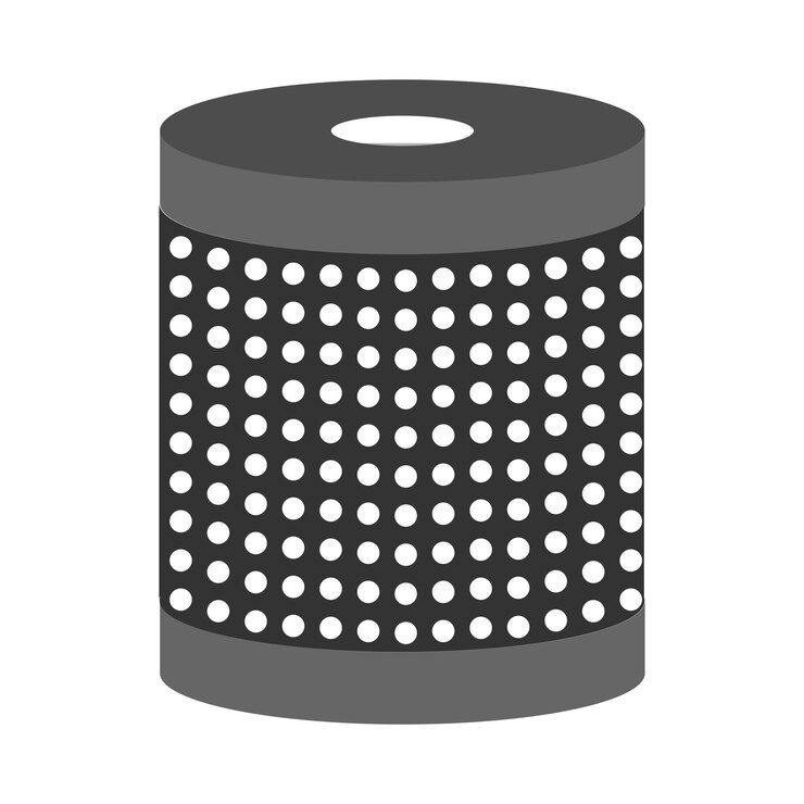 Vector car oil filter icon vector