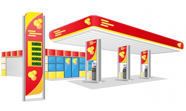 Car petrol station