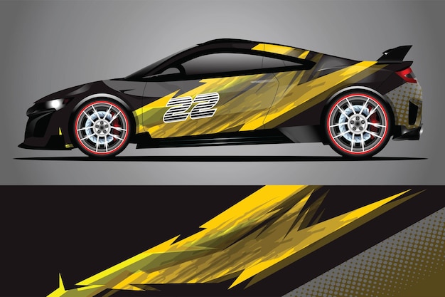 Car print Wrap Design