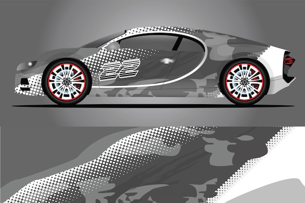 Car print wrap design