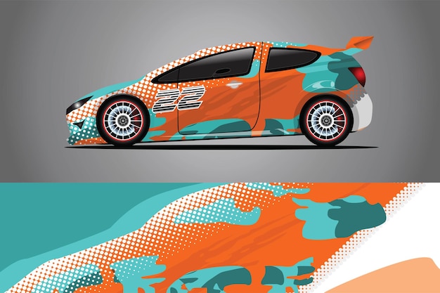 Car print Wrap Design