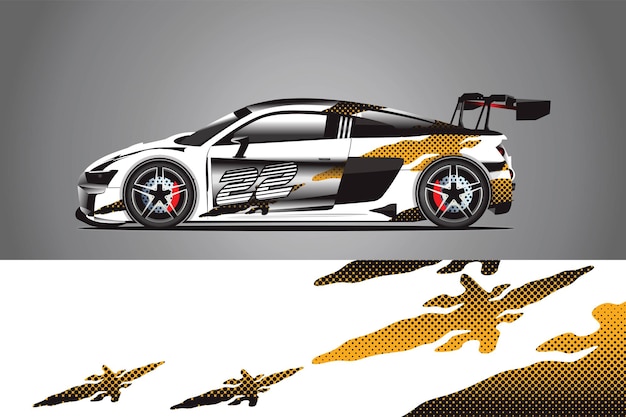 Car print wrap design