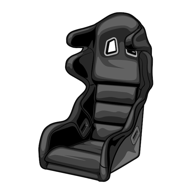 Vector car racing seat