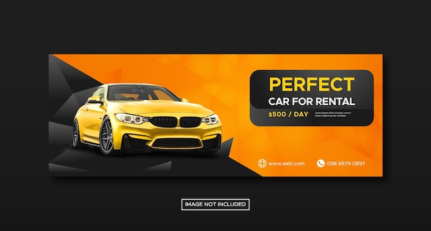 Car rental banner