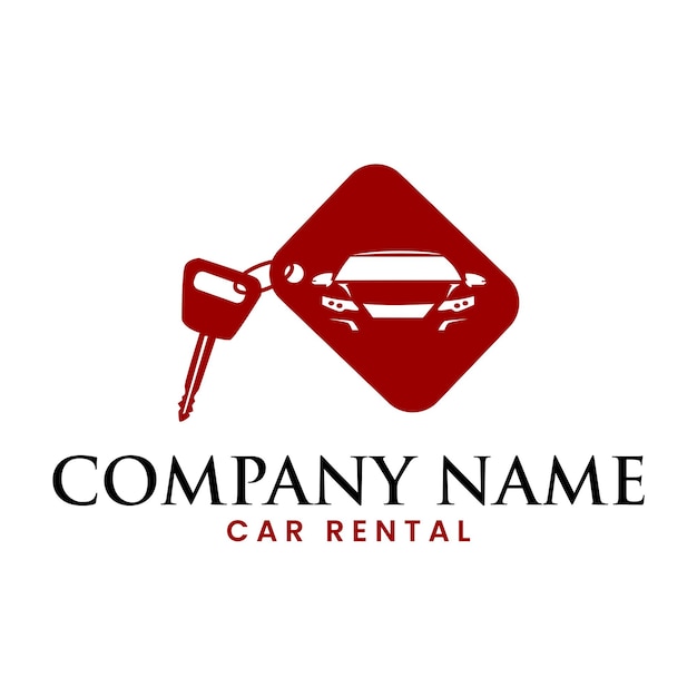 car rental company logo on white background