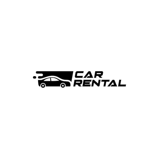 car rental logo vector