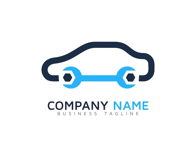 Car repair logo design