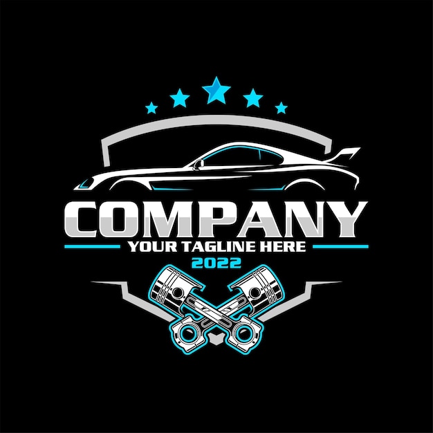 Vector car repair logo template car repairing