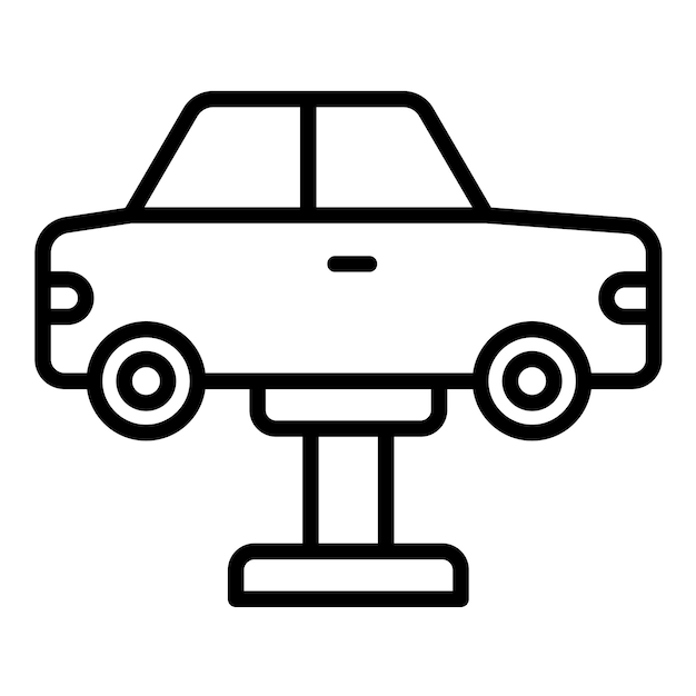 Car Repair Vector Illustration Style