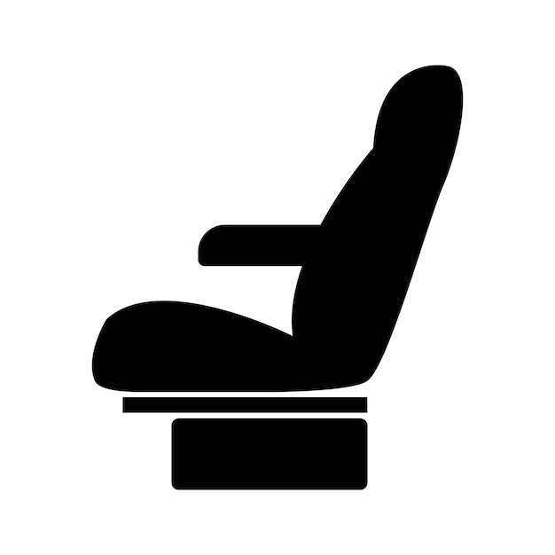 Vector car seat icon vector illustration symbol design