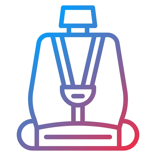 Vector car seat icon vector image can be used for maternity