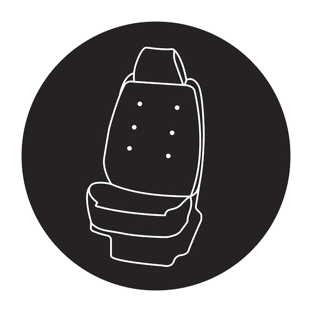 Car seat icon