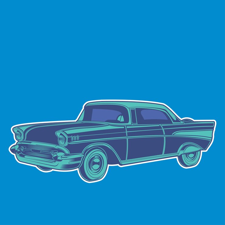 Car Sedan Issolated illustration